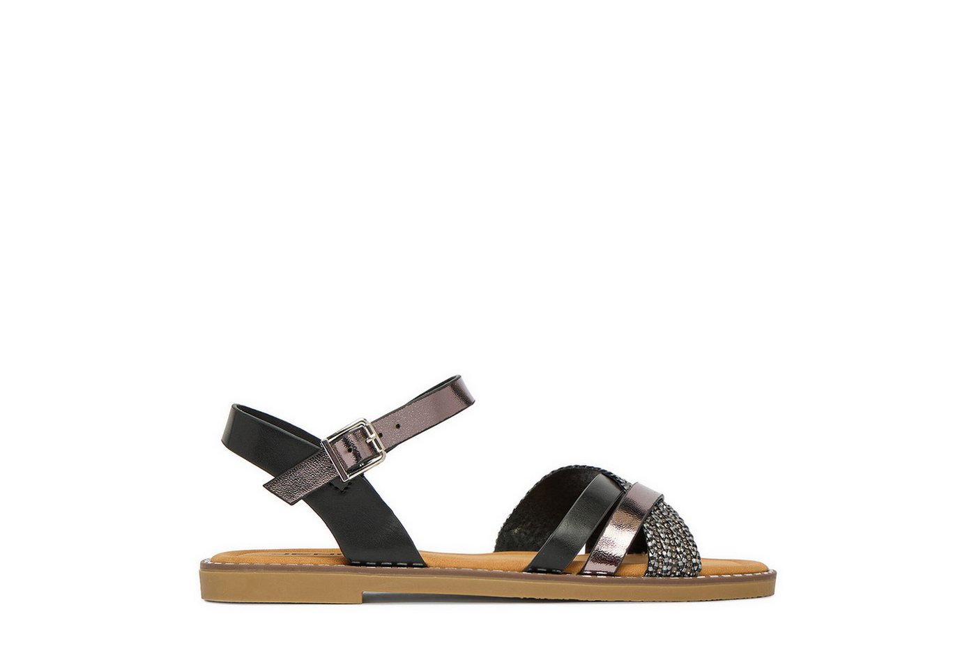 Jenny Damen-Sandalen Schwarz Sandale