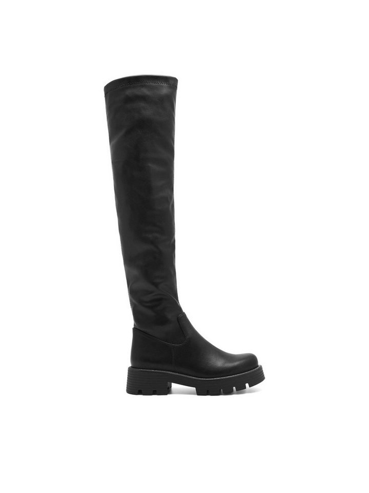 Jenny Fairy Overknees Damen NAILEA WS6119-05 Schwarz Overkneestiefel