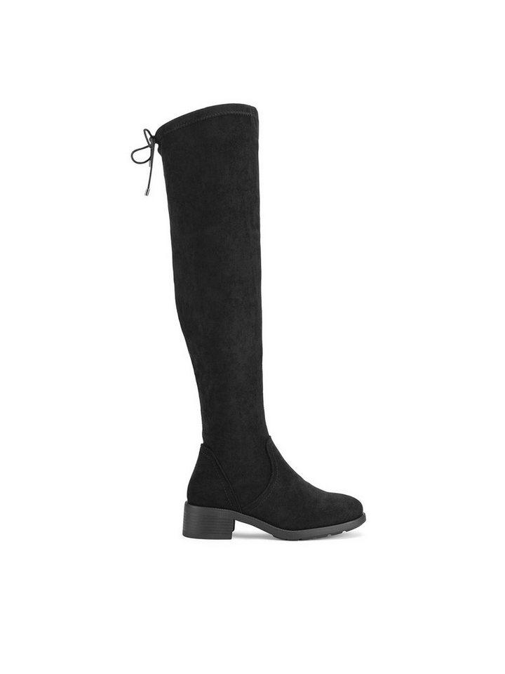 Jenny Fairy Overknees Damen WS6500-01 Schwarz Overkneestiefel
