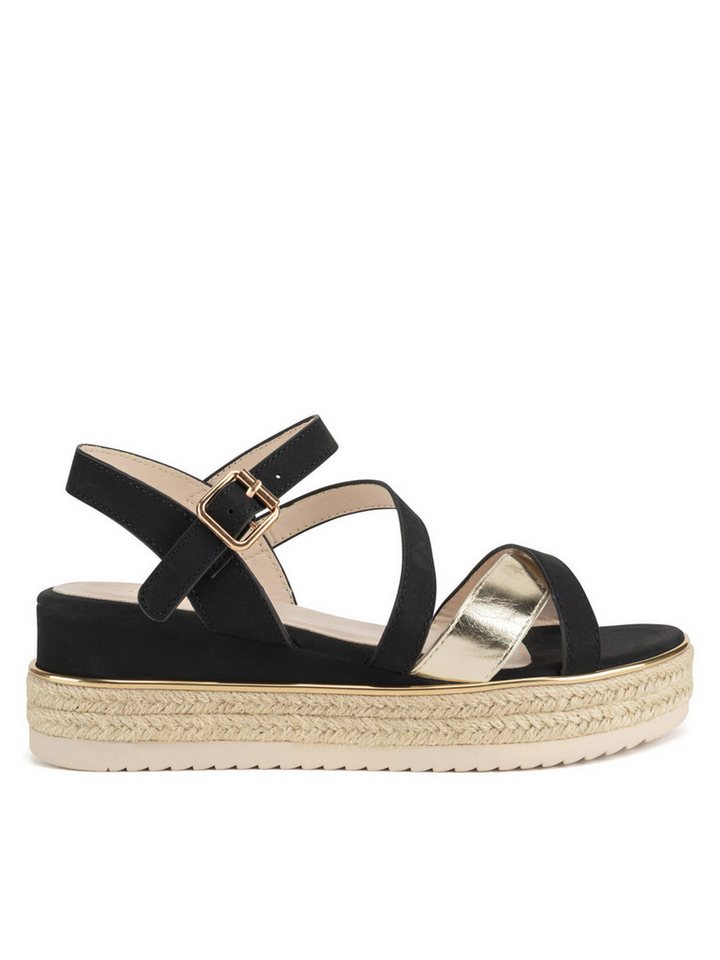 Jenny Frauen-Espadrilles Schwarz LB-P1092-YLD Espadrille