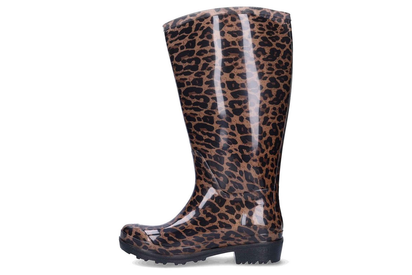 JJ Footwear 9900013-351Bruin/Beige Leopard Gummistiefel
