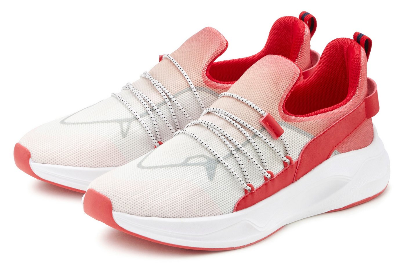 John Devin Freizeitschuhe Sneaker mit elastischen Bändern für schnelles Reinschlüpfen VEGAN