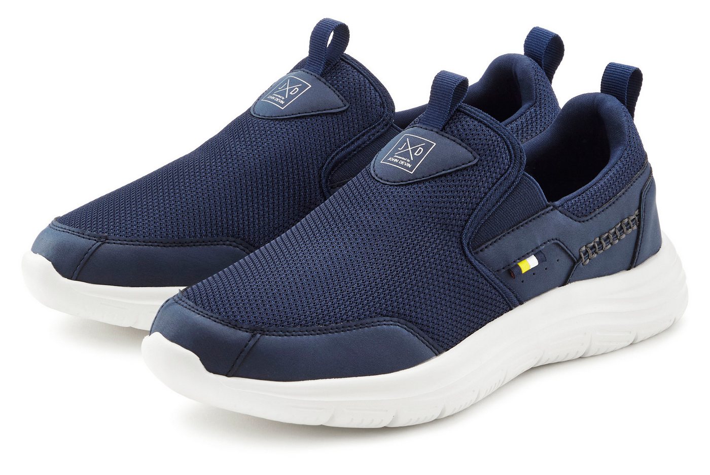 John Devin Sneaker Freizeitschuh, Halbschuh, Slipper Unisex VEGAN (blau)