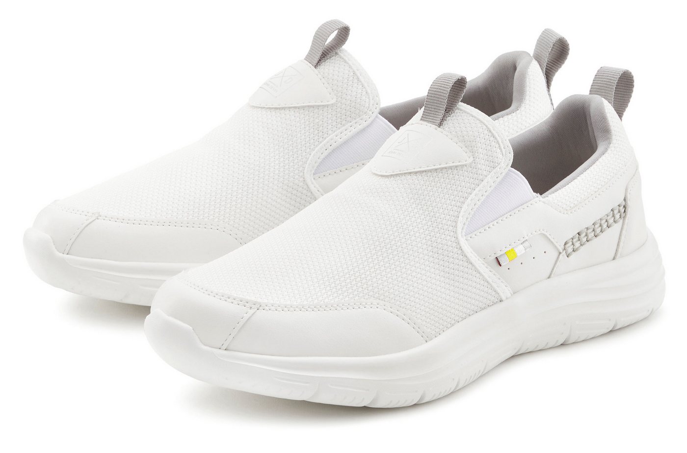 John Devin Sneaker Freizeitschuh, Halbschuh, Slipper Unisex VEGAN (weiß)