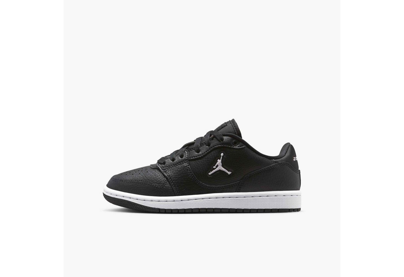 Jordan COURT CONNECT LOW (GS) Sneaker inspiriert vom Look des Air Jordan 1 (schwarz/weiß)