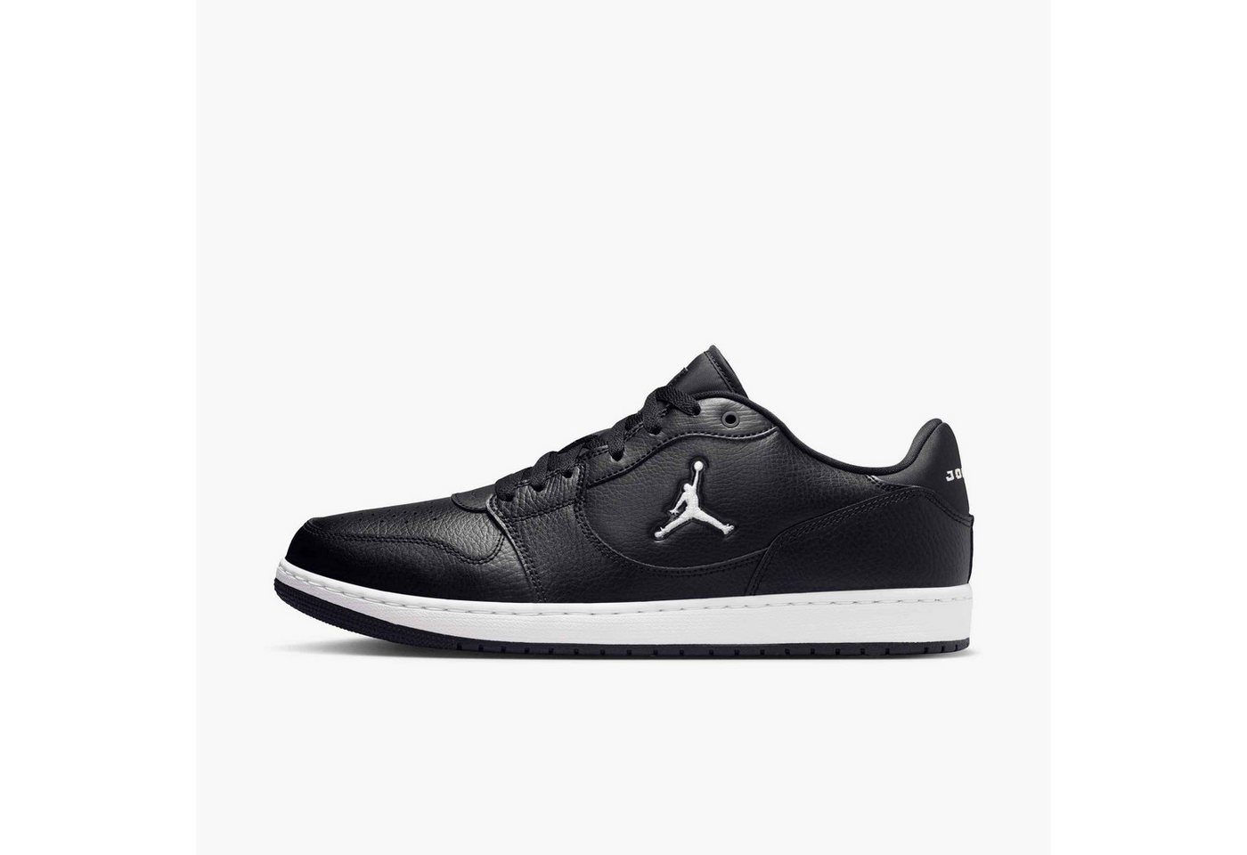 Jordan Court Connect Low Sneaker inspiriert vom Look des Air Jordan 1 (schwarz/weiß)