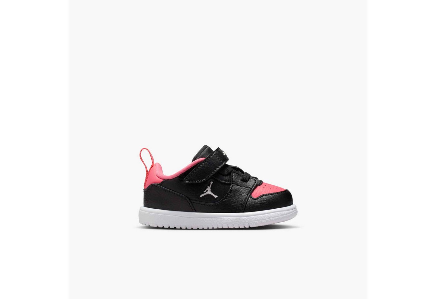 Jordan COURT CONNECT LOW (TD) Sneaker (schwarz/weiß/rosa)
