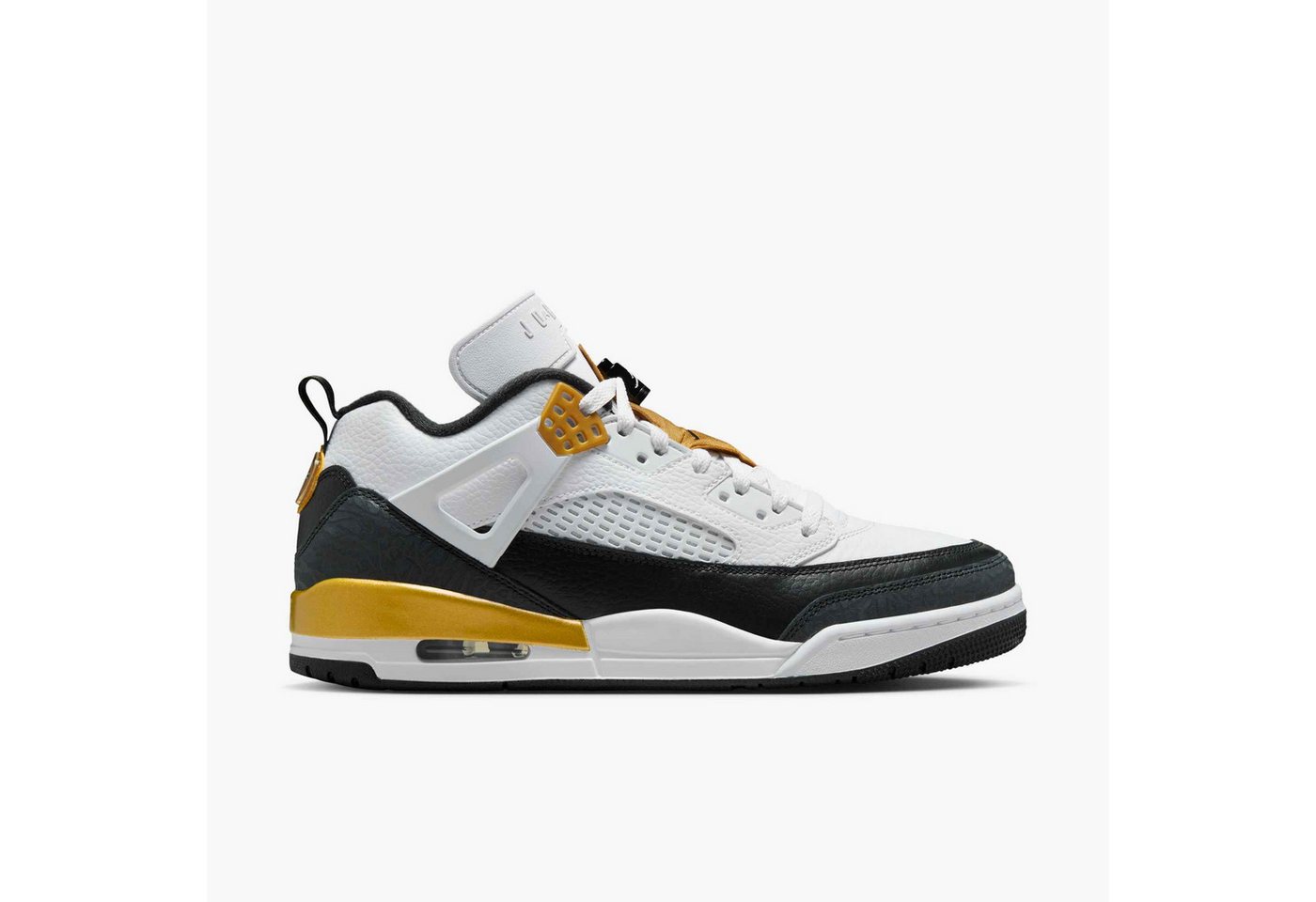 Jordan SPIZIKE LOW Sneaker (weiß/schwarz/gold)