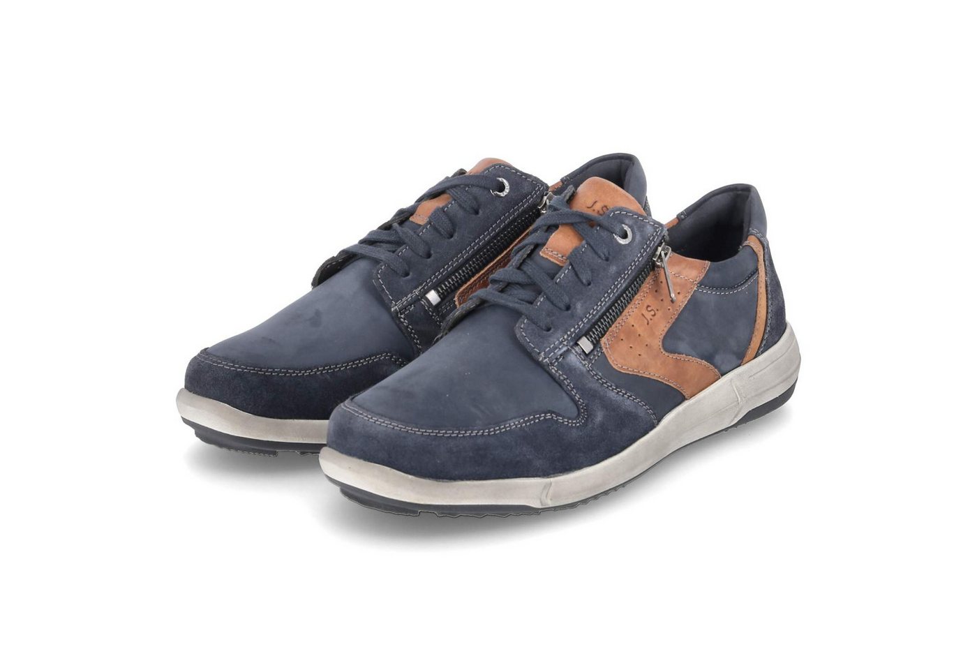 Josef Seibel 25320387/526 Herren Leder blau Schnürschuh