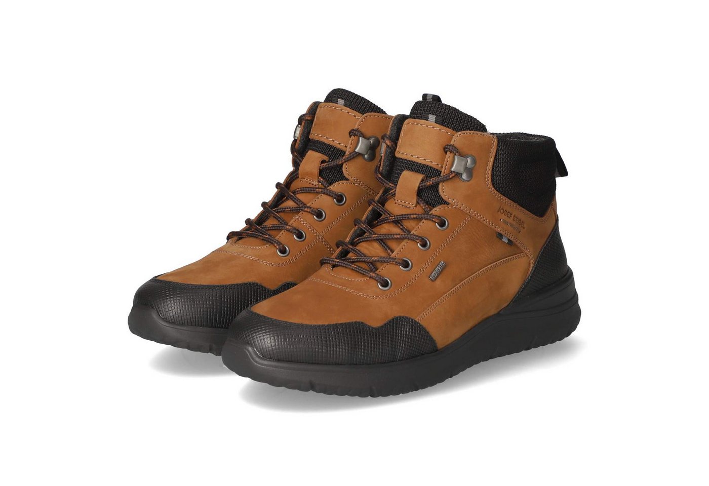 Josef Seibel 32150MA095/350 Herren Leder & Textil braun Schnürstiefel
