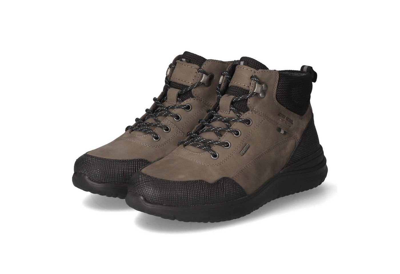 Josef Seibel 32150MA095/711 Herren Leder & Textil grau Schnürstiefel