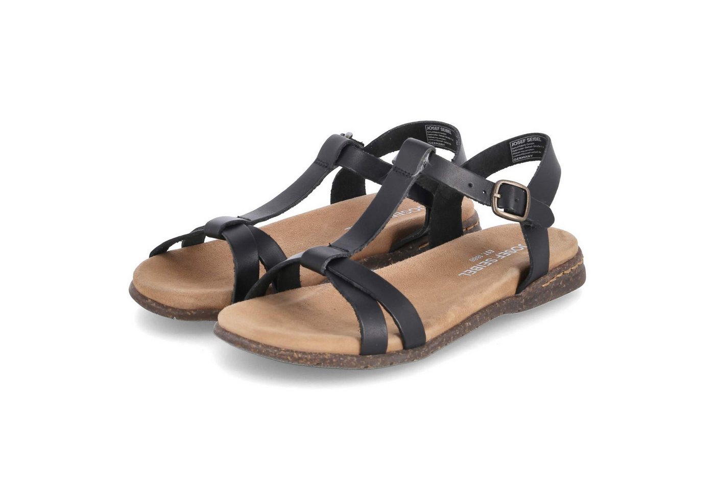 Josef Seibel 74501817/100 Damen Glattleder schwarz Sandalette
