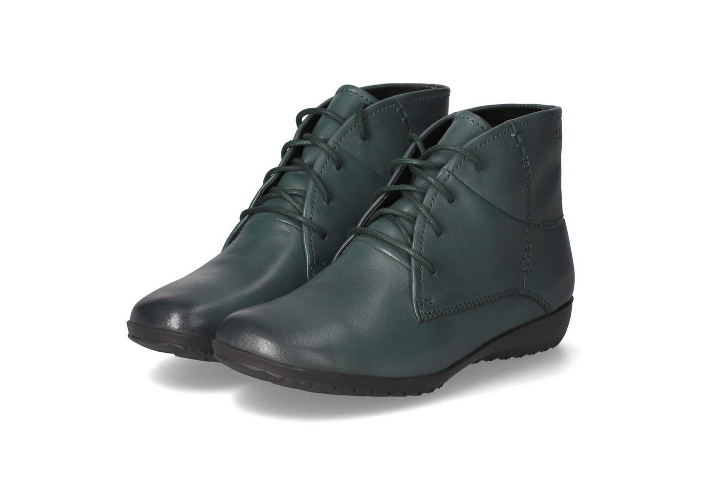 Josef Seibel 79709VL971/650 Damen Glattleder gruen Schnürstiefel
