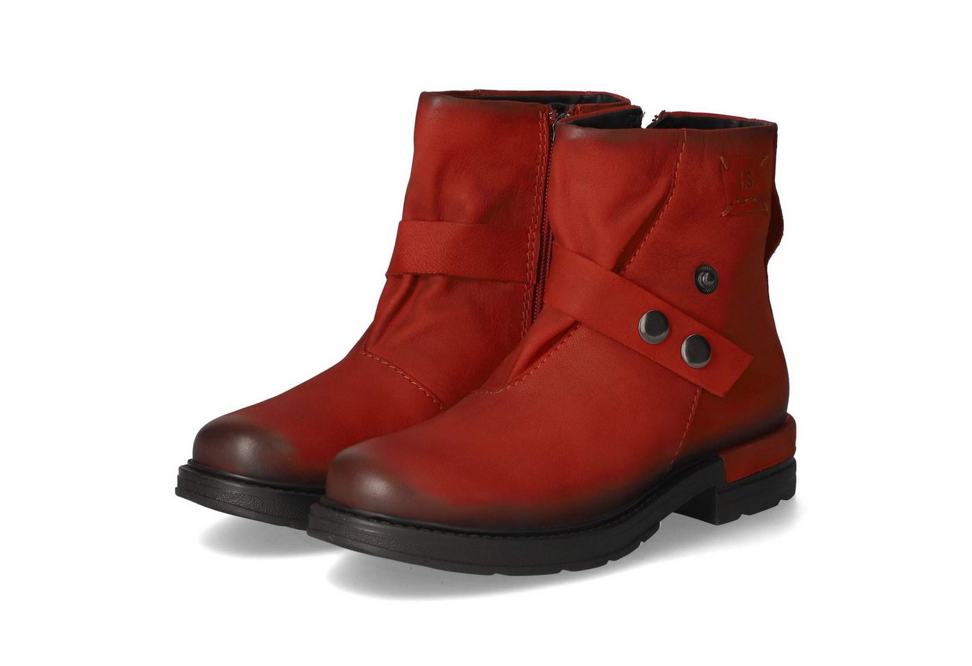 Josef Seibel 97201VL094/400 Damen Glattleder rot Schlupfstiefel
