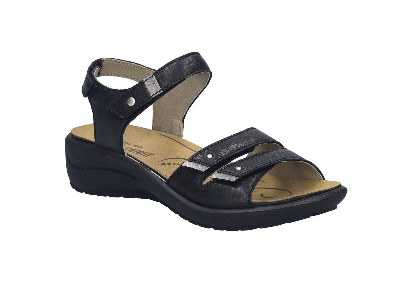 Josef Seibel Annecy 02, schwarz Sandale