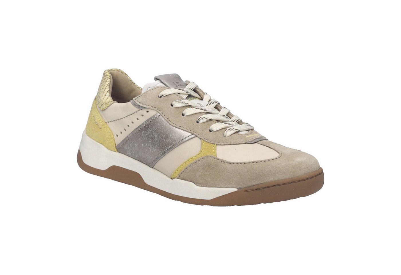 Josef Seibel Arleen 01 Keilsneaker Freizeitschuh, Halbschuh, Schnürer, Kontrastbesatz, G-Weite