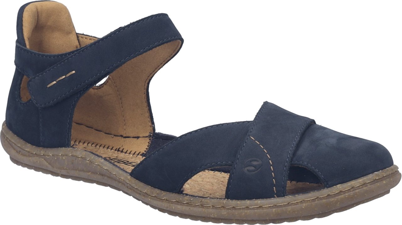Josef Seibel Caitlyn 05 Sandale Sommerschuh, Halbschuh mit praktischem Klettverschluss, G-Weite