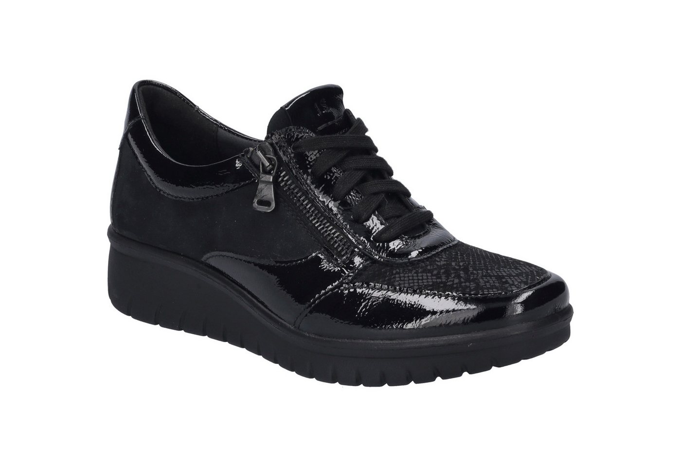 Josef Seibel Calais 01, schwarz Schnürschuh