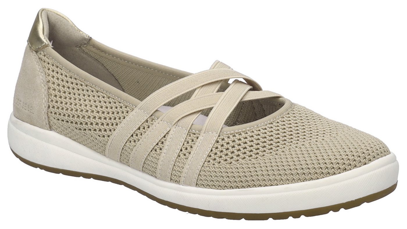 Josef Seibel Caren 67 Riemchenballerina Slipper, Sneaker, Schlupfschuh mit Leder Einsatz an der Ferse (ceramic)
