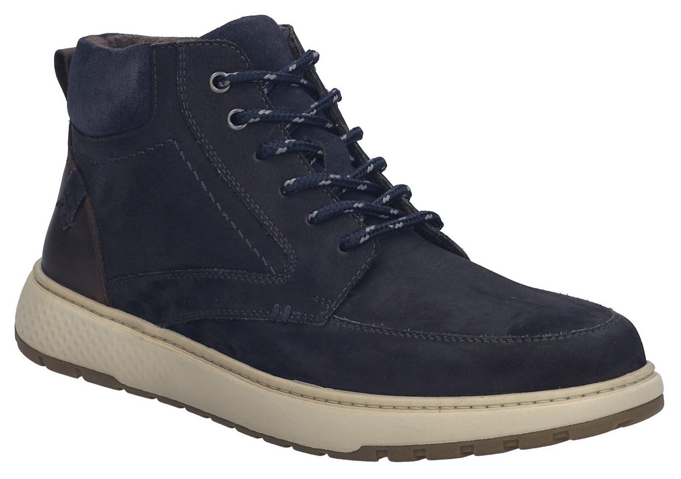 Josef Seibel Clayton 03 Schnürboots Schnürschuh, Komfortschuh mit Reißverschluss