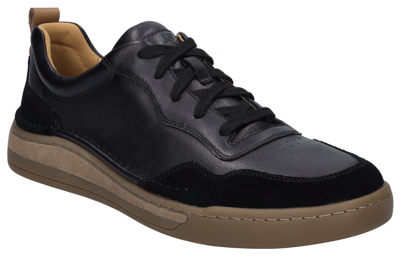 Josef Seibel Cleve 01 Sneaker, Freizeitschuh, Retro Sneaker, Schnürschuh mit Schuhweite weit