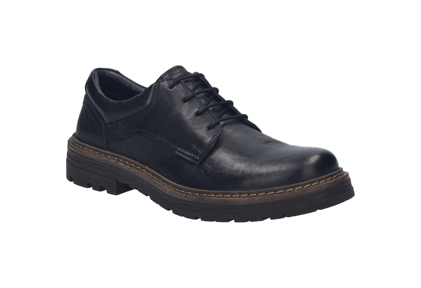 Josef Seibel Curtis 04, schwarz Schnürschuh