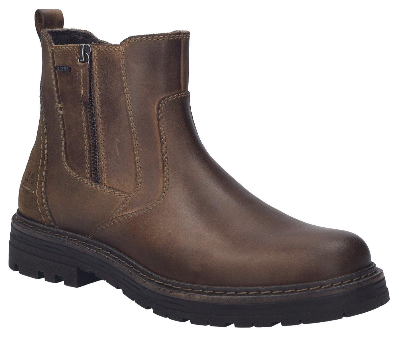 Josef Seibel Curtis 51 Chelseaboots Bikerboots, Komfortstiefel mit Profilsohle