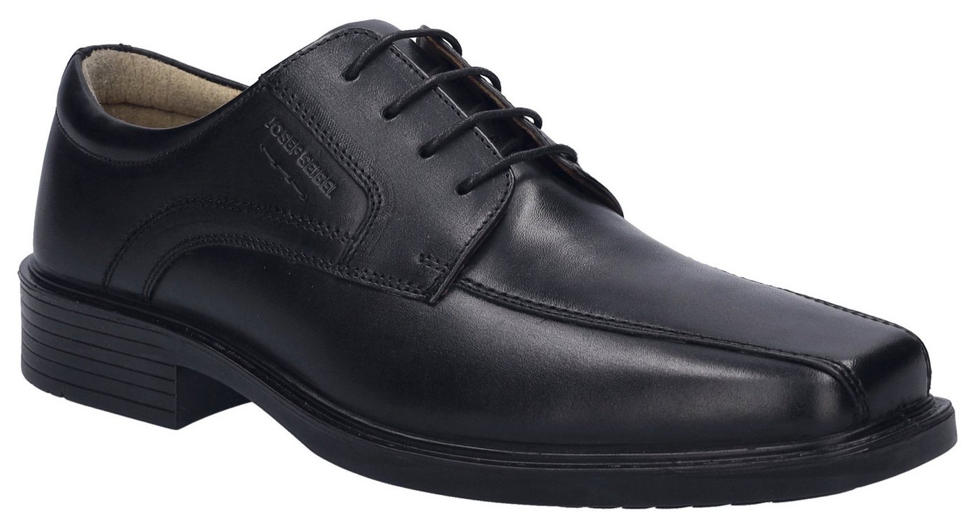 Josef Seibel Elliot 01 Schnürschuh, Business Schuh, Festtagsschuh, Komfortschuh in Weite G (weit) (schwarz)