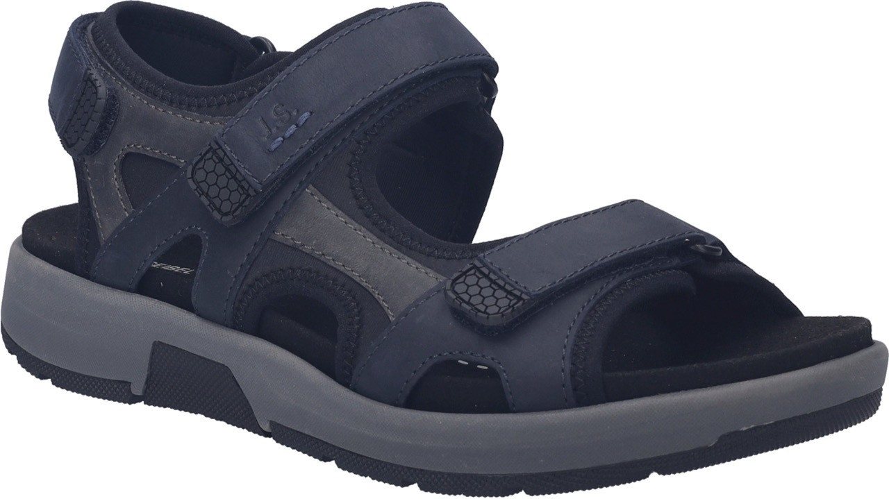 Josef Seibel Emeric 06 Trekkingsandale Sommerschuh, Bequemschuh mit Klettverschlüssen, H-Weite