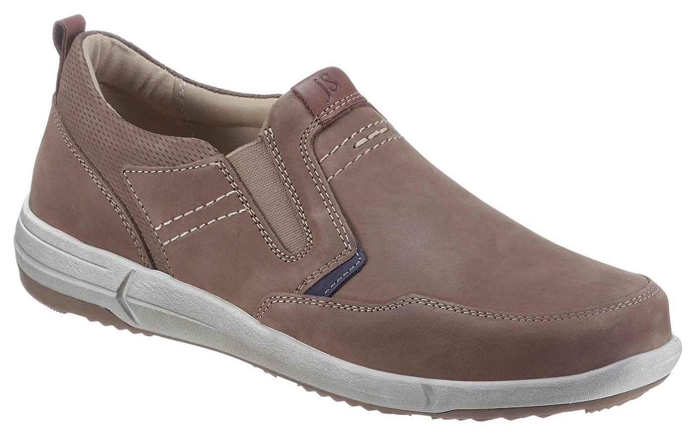 Josef Seibel Enrico 04 Slipper Komfortschuh, Schlupfschuh mit dezenten Kontrastdetails