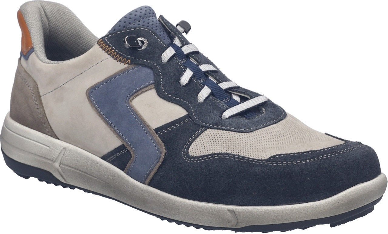 Josef Seibel Enrico 34 Slip-On Sneaker Slipper, Halbschuh, Komfortschuh, Kontrastbesätze, Weite G (weit)