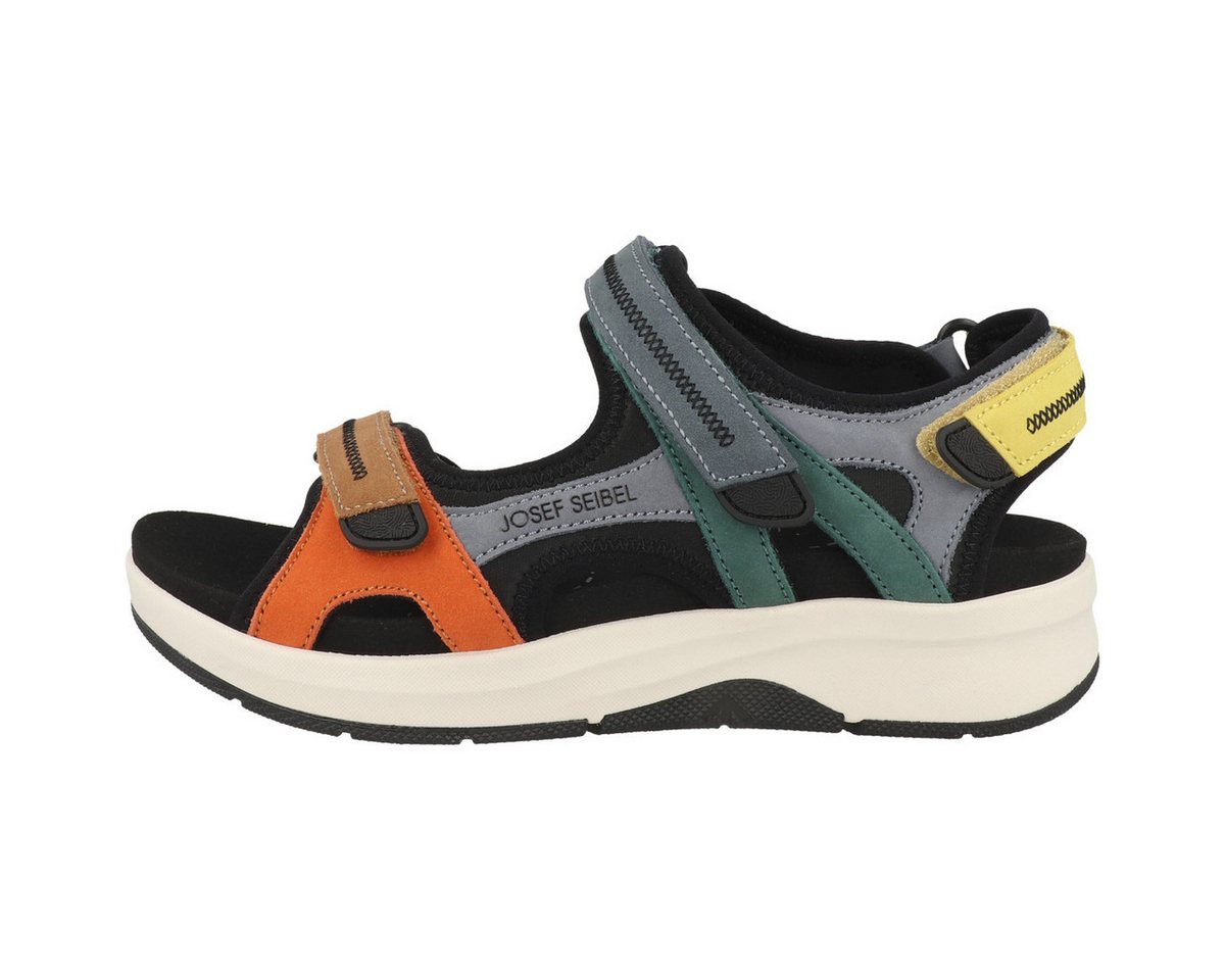 Josef Seibel Estelle 02 Damen Sandale Sandaletten, Sommerschuhe, Badeschuhe, Riemchen, Schlappen (bunt)