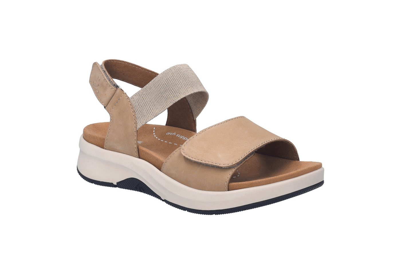 Josef Seibel Estelle 13 Sandale Sommerschuh, Komfortschuh mit praktischen Klettverschlüssen, G-Weite