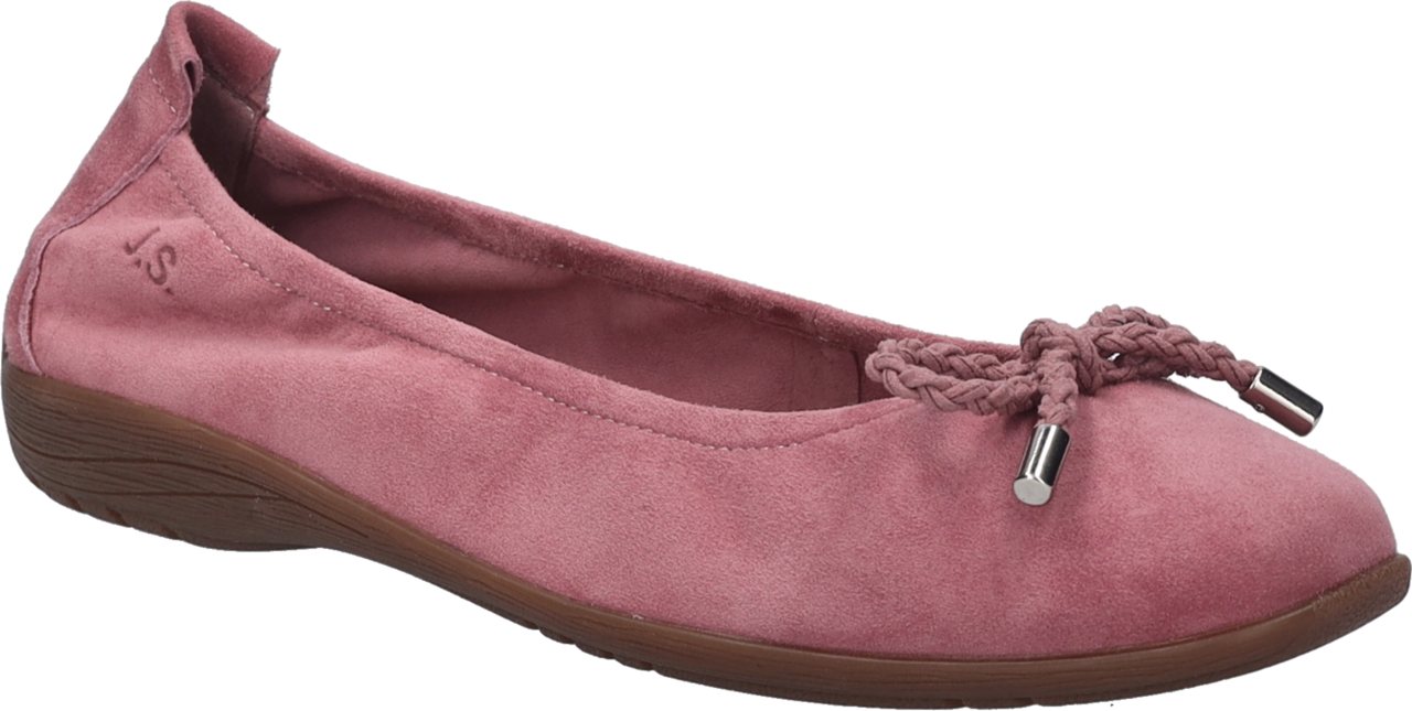 Josef Seibel Fenja 09 Ballerina Schlupfschuh, Businessschuh, Komfortschuh mit Kordel-Schleife, G-Weite