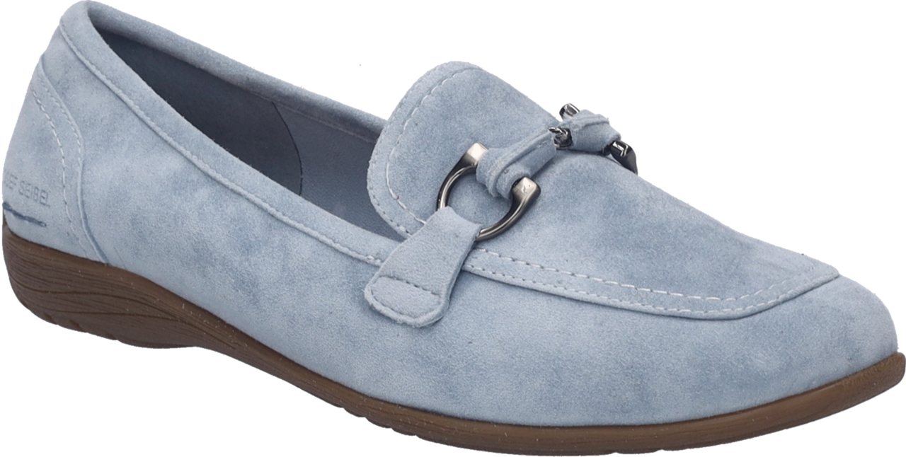 Josef Seibel Fenja 34 Slipper, Schlupfschuh, Businessschuh, Komfortschuh in Weite G (weit) (blau)