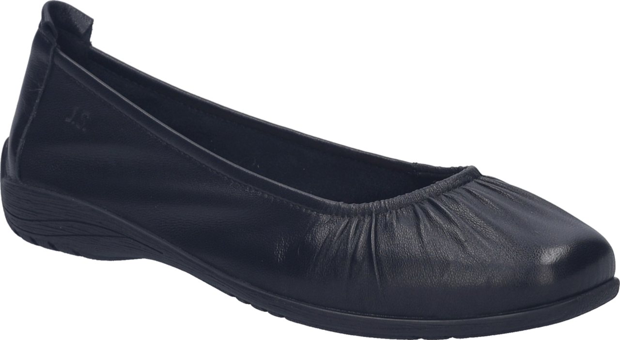 Josef Seibel Fenja 36 Ballerina Schlupfschuh, Businessschuh, Komfortschuh mit Gummizug, G-Weite