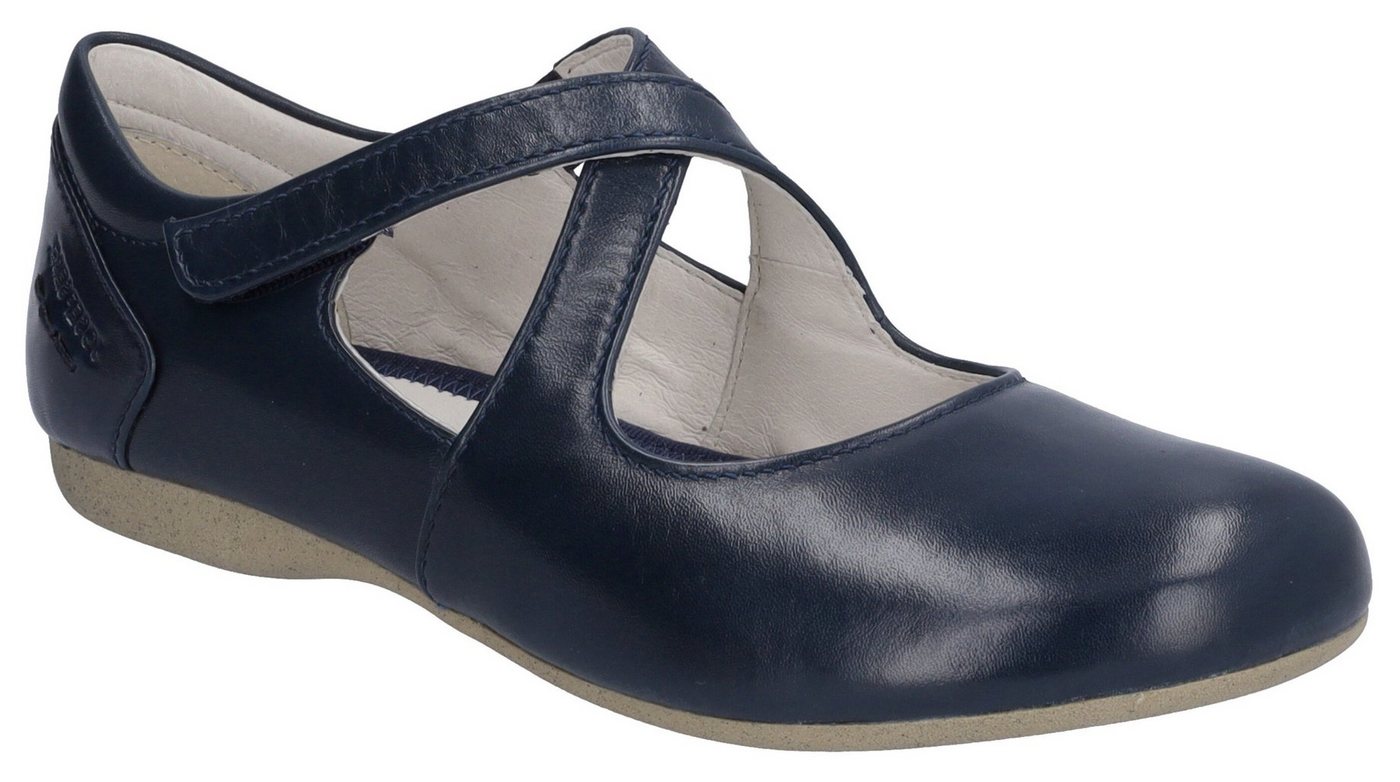 Josef Seibel Fiona 72 Riemchenballerina, Spangenschuh, Halbschuh, Festtagsschuh mit Klettverschluss