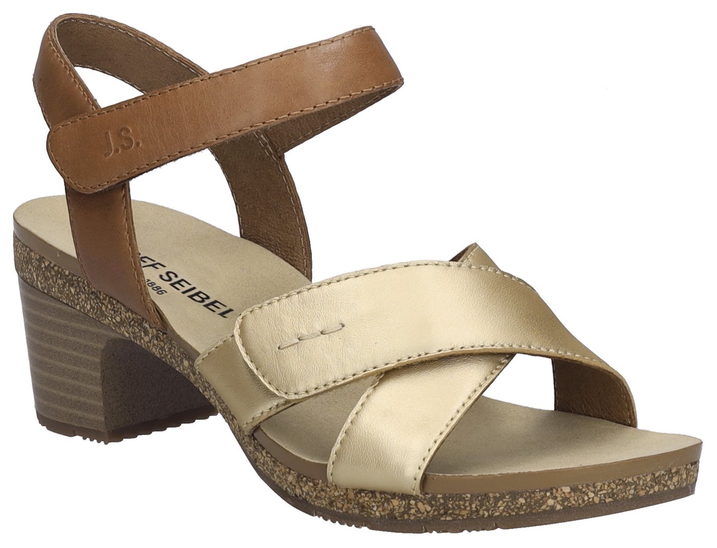 Josef Seibel Grace 01 Sandale, Festtagsschuh, Sandalette mit Blockabsatz