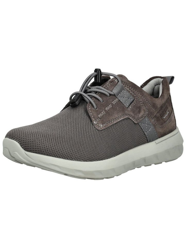 Josef Seibel Halbschuhe Leder/Textil Schnürschuh (grau)