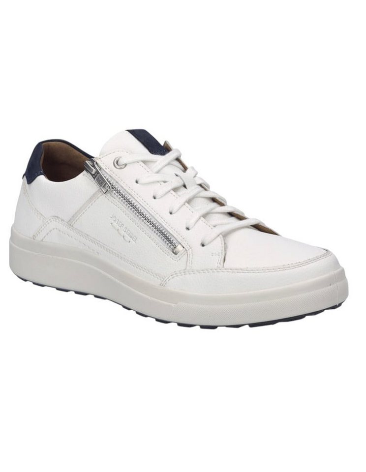 Josef Seibel Maddox 07 (Leder) weiss/dunkelblau Herren Sneaker