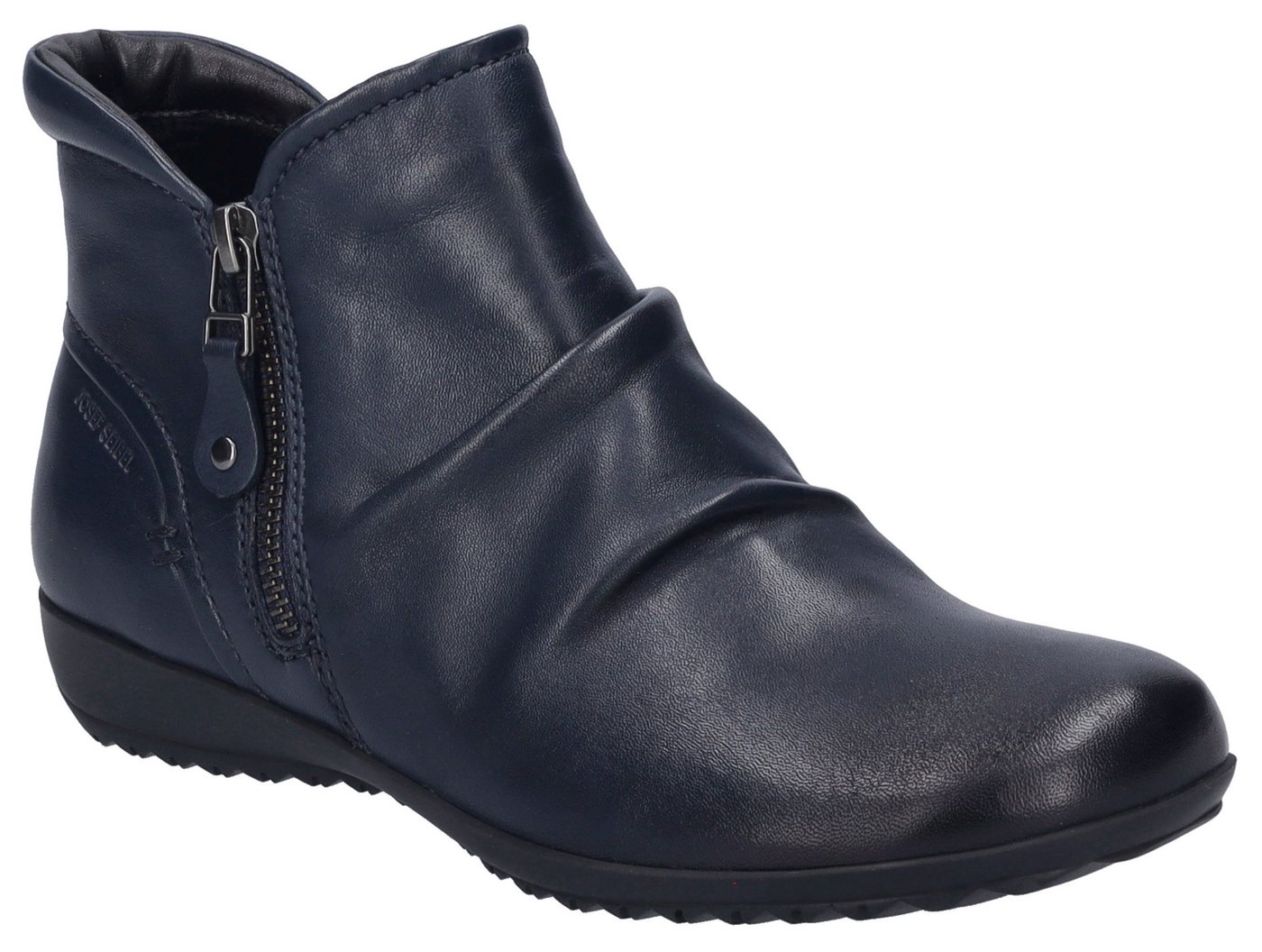 Josef Seibel Naly 41 Schlupfboots Stiefelette, Komfortschuh mit gerafftem Schaft