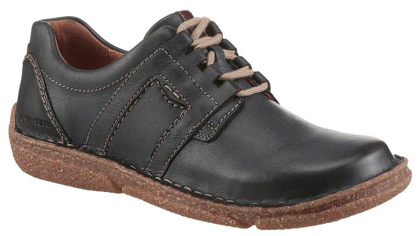 Josef Seibel Neele 44 Schnürschuh Freizeitschuh, Komfortschuh mit Wechselfußbett aus Leder (blau)