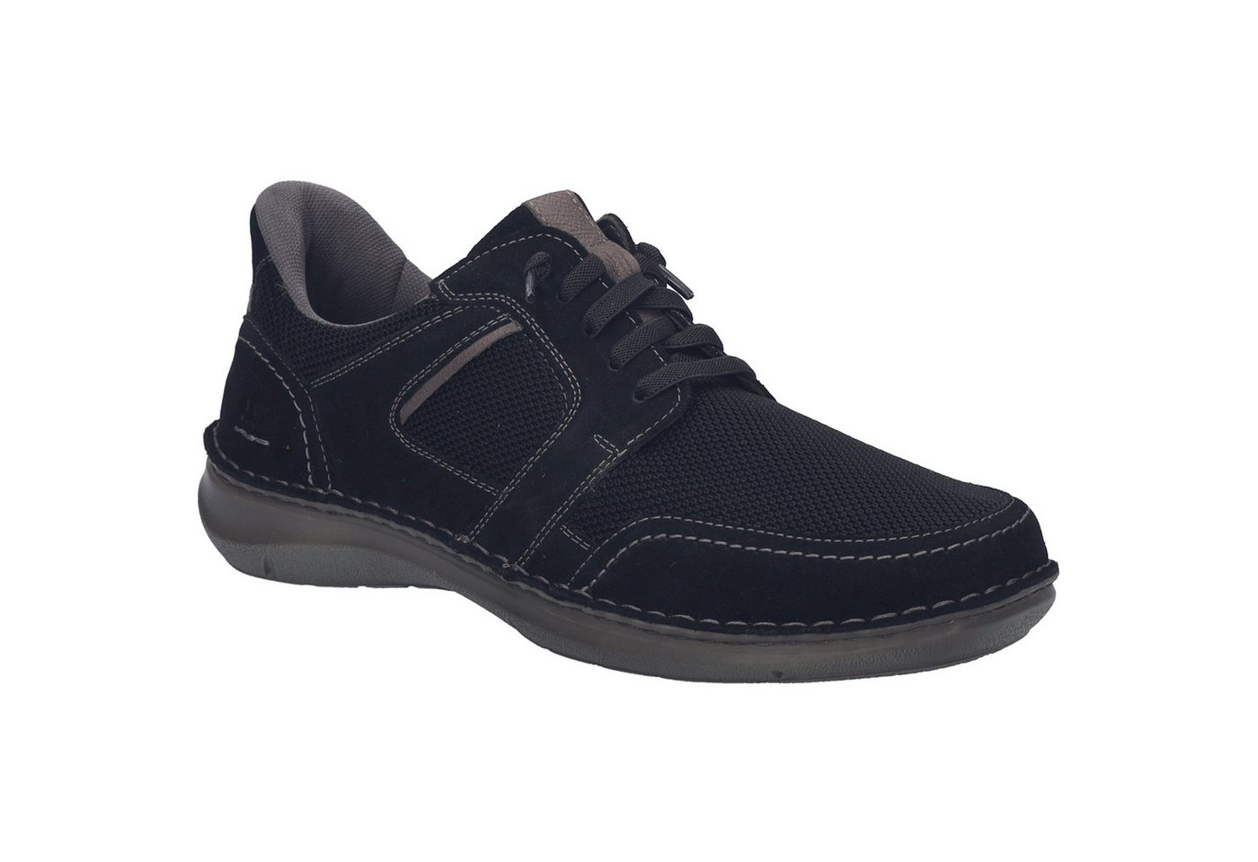 Josef Seibel New Anvers 24,schwarz Schnürschuh
