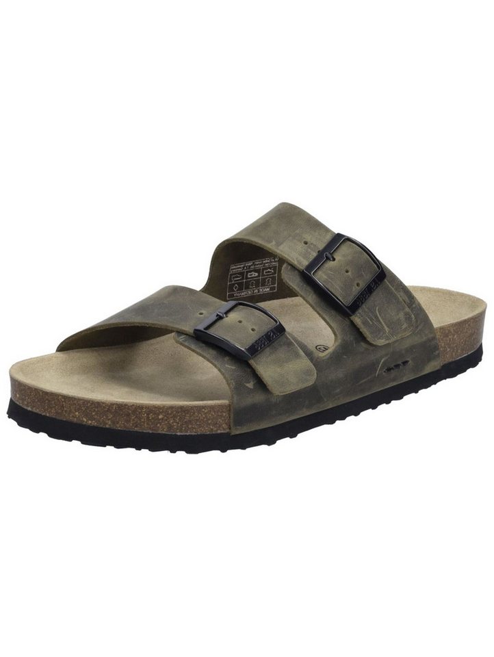 Josef Seibel Pantoletten Leder Pantolette (grün)
