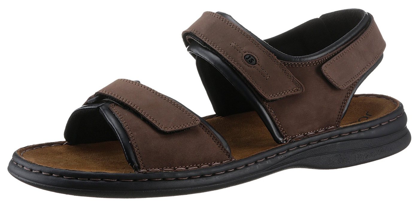 Josef Seibel Rafe Sandale, Sommerschuh, Klettschuh, Freizeitsandale, mit Lederdecksohle