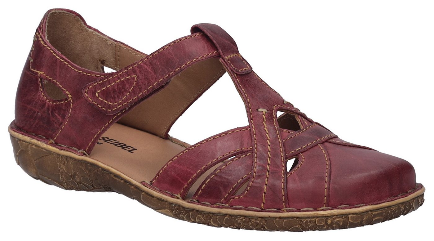 Josef Seibel ROSALIE 29 Klettschuh, Spangenschuh, Sandale, Komfortschuh mit modischer T-Spange (orchidee)