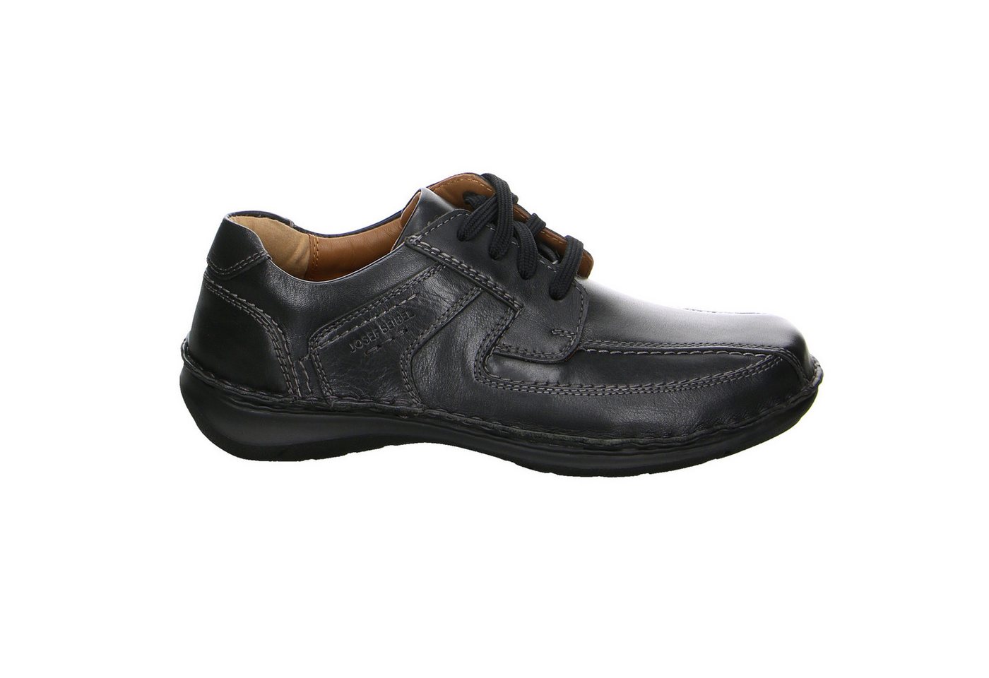 Josef Seibel Seibel New Anvers 08 Leder Comfortschuhe schwarz Schnürschuh