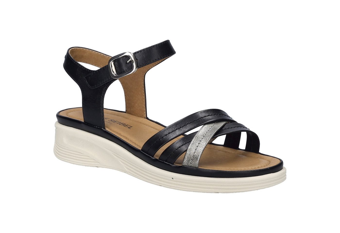 Josef Seibel Sevran 02, schwarz Sandale
