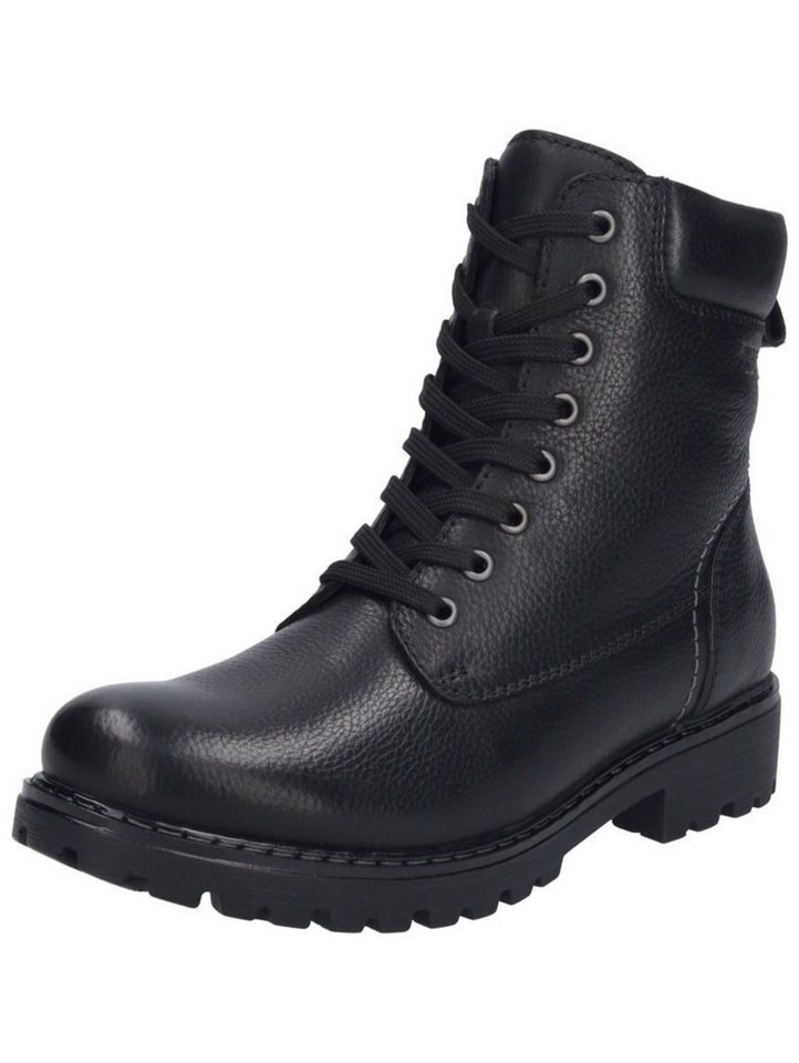 Josef Seibel Stiefelette Leder Schnürstiefelette (schwarz)