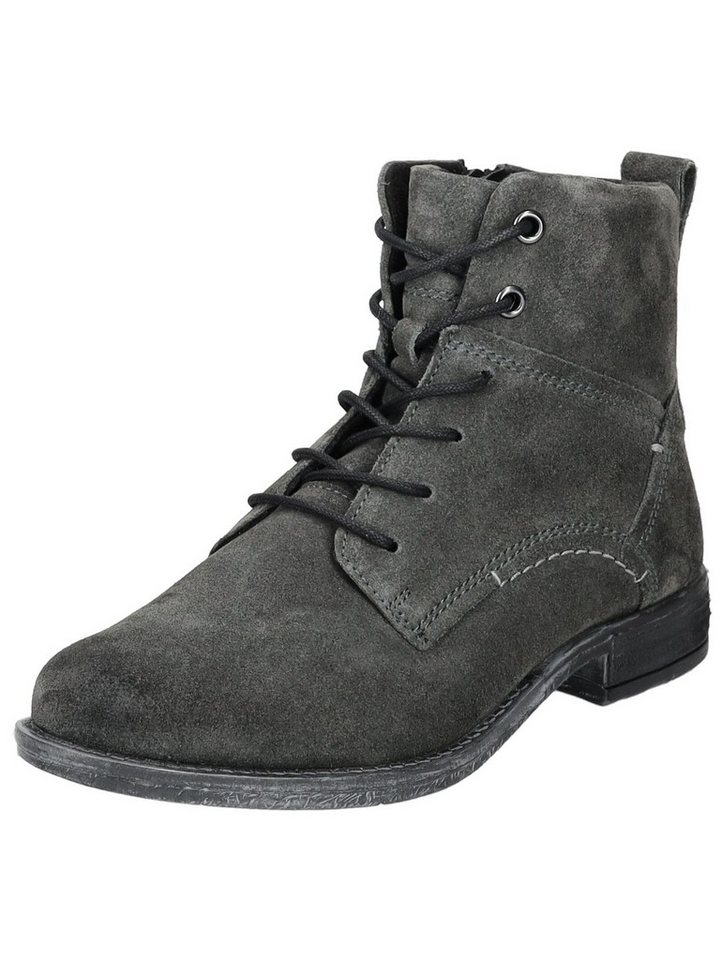 Josef Seibel Stiefelette Veloursleder Schnürstiefelette